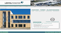 Desktop Screenshot of loeffelfenster.de